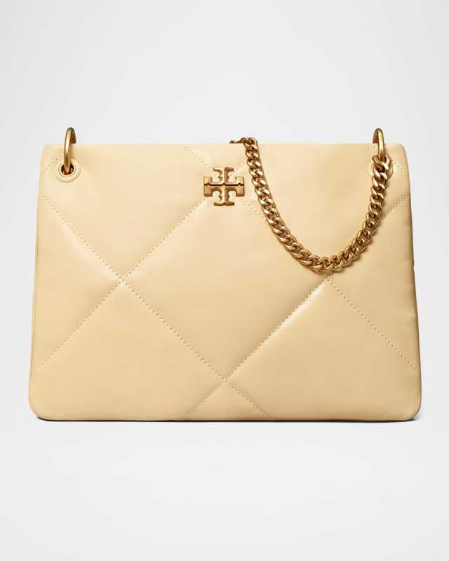 Kira Small Diamond Quilted Leather Shoulder Bag